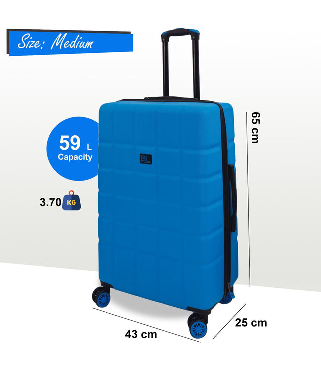 Cotgrave Medium Soft Shell Suitcase in Blue