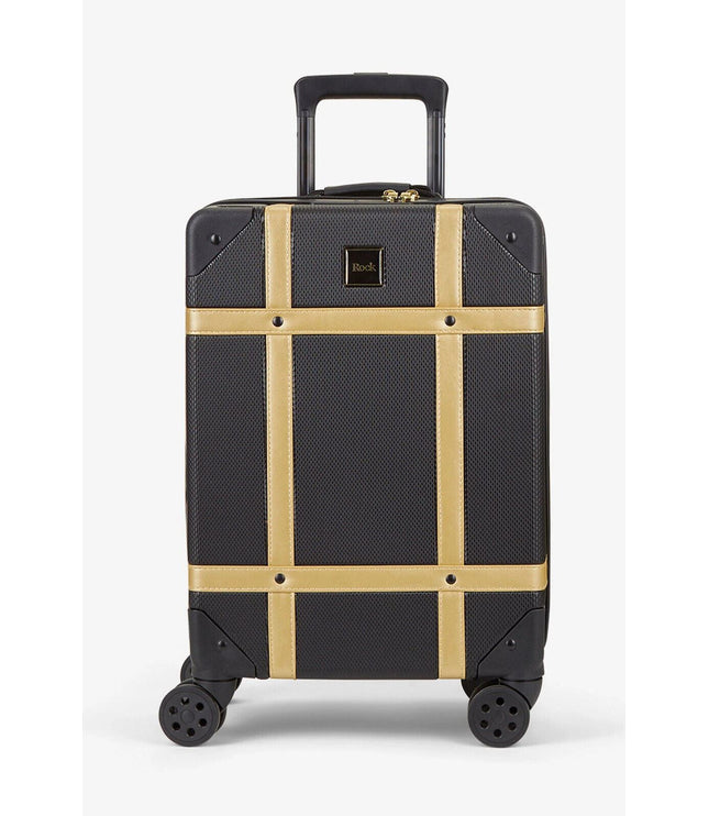 Alston Cabin Hard Shell Suitcase in Black Gold
