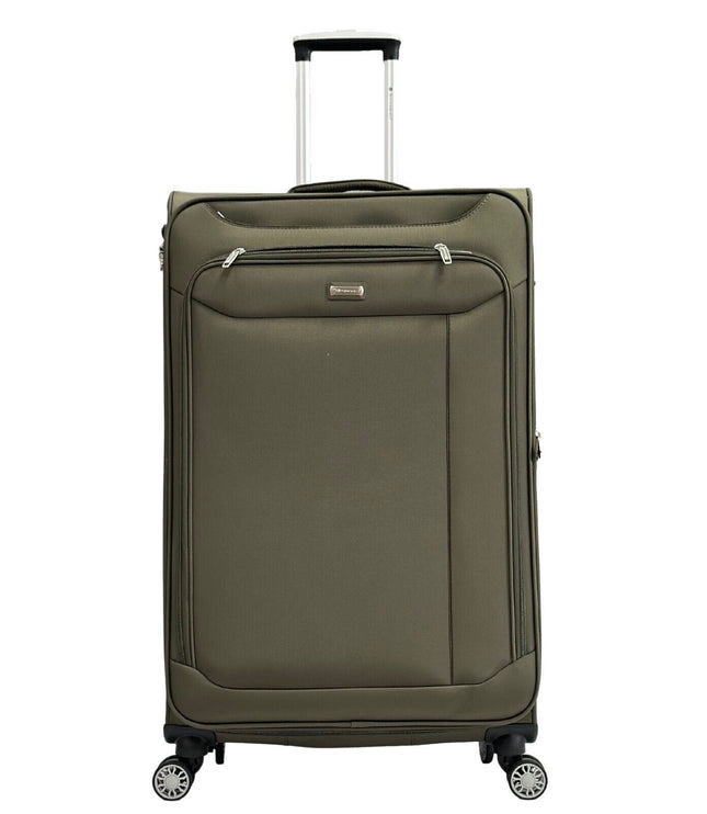 Cockermouth Large Soft Shell Suitcase in Khaki