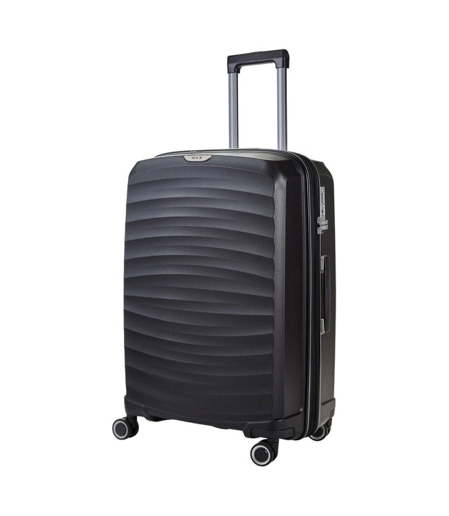 Alton Large Hard Shell Suitcase in Black