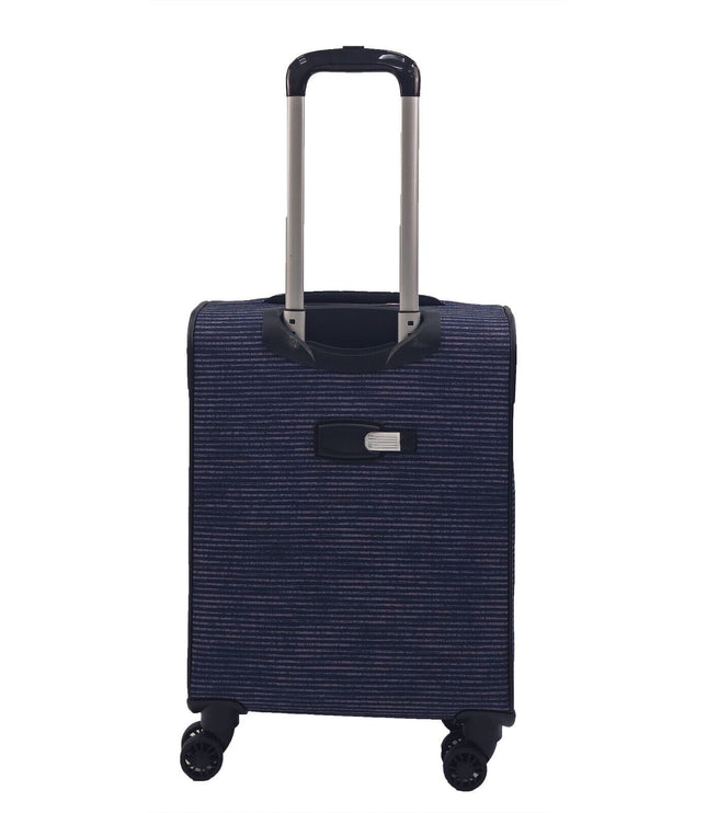 Ashbourne Cabin Soft Shell Suitcase in Lines