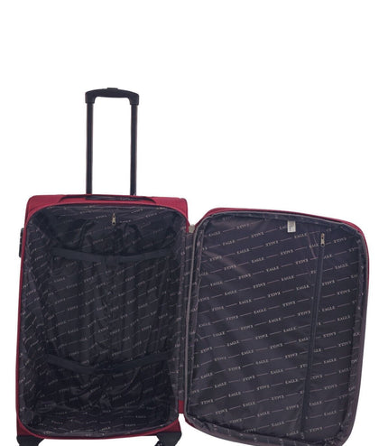 Arundel Medium Soft Shell Suitcase in Burgundy