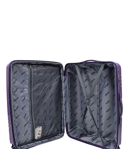 Camborne Large Hard Shell Suitcase in Purple