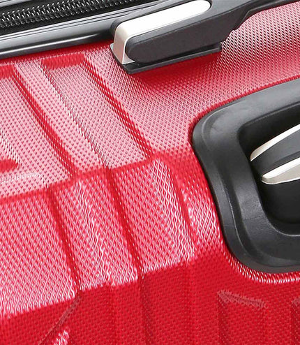 Corowa Cabin Hard Shell Suitcase in Red