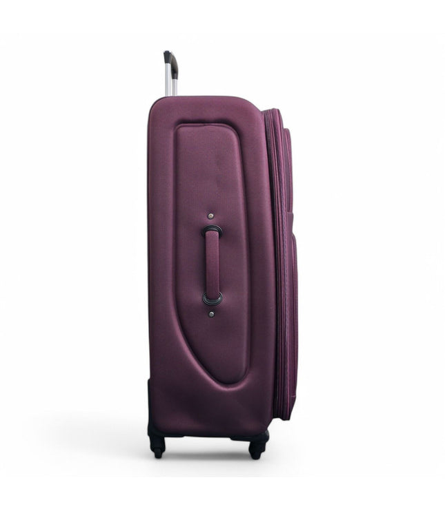 Nagoya X-Large Soft Shell Suitcase in Purple