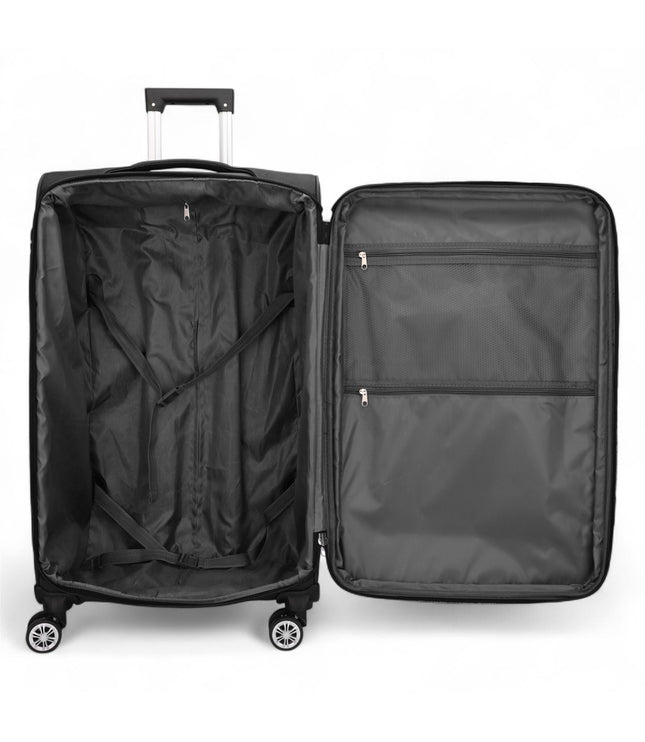 Delta Large Hard Shell Suitcase in Black