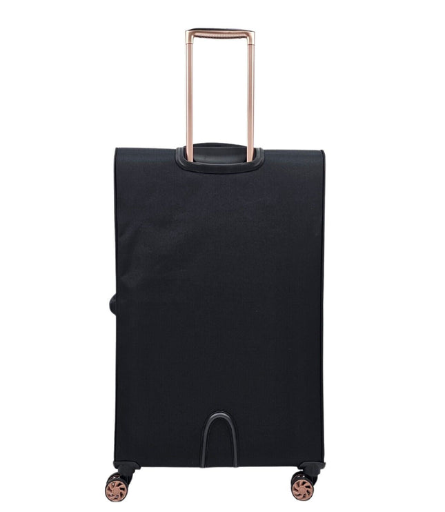 Bexley Large Soft Shell Suitcase in Black