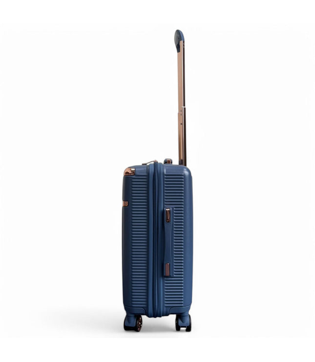 Cowra Cabin Hard Shell Suitcase in Navy Blue