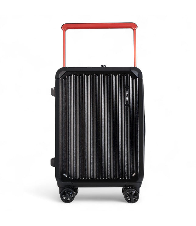Hard Shell Black Rimowa Inspired TSA Cabin Luggage Suitcase Durable Spinner Carry-On