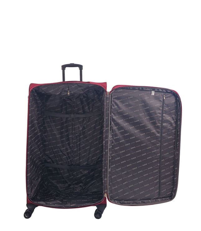 Arundel Extra Large Soft Shell Suitcase in Burgundy