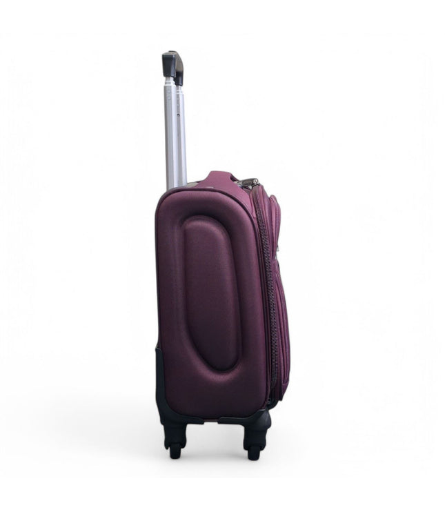 Nagoya Unserseat Soft Shell Suitcase in Purple