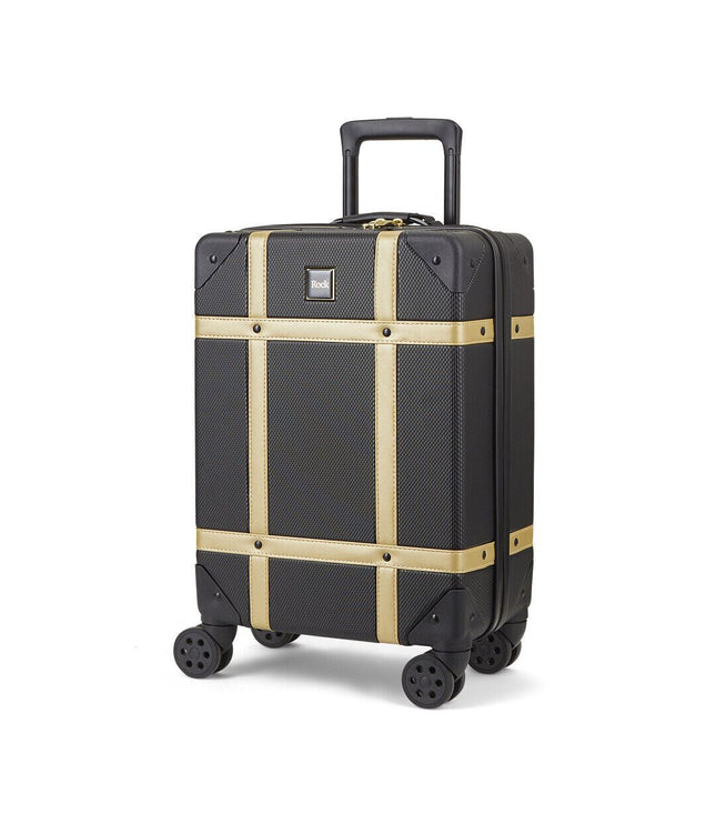 Alston Cabin Hard Shell Suitcase in Black Gold