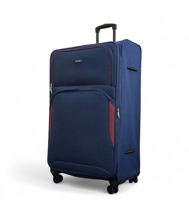 Gosford X-Large Soft Shell Suitcase in Navy Blue