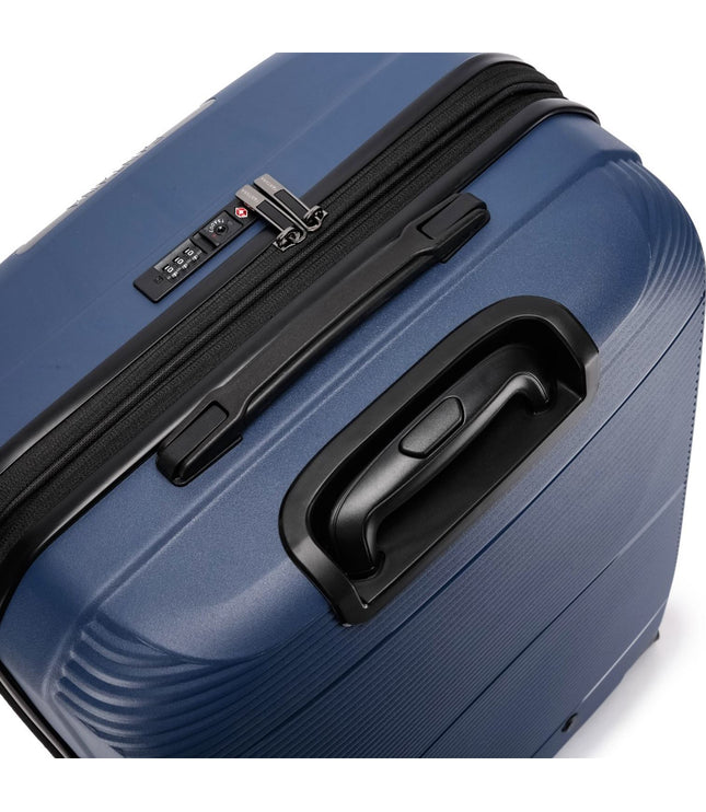 Abiko Set of 3 Hard Shell Suitcase in Navy