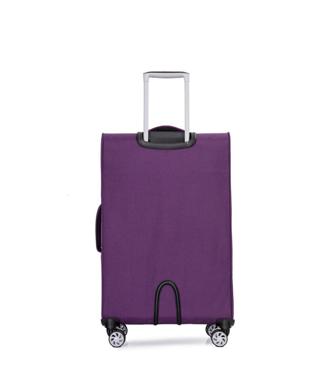 Beverley Large Soft Shell Suitcase in Purple