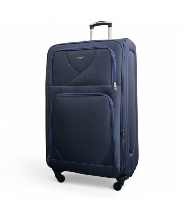 Nagoya X-Large Soft Shell Suitcase in Navy