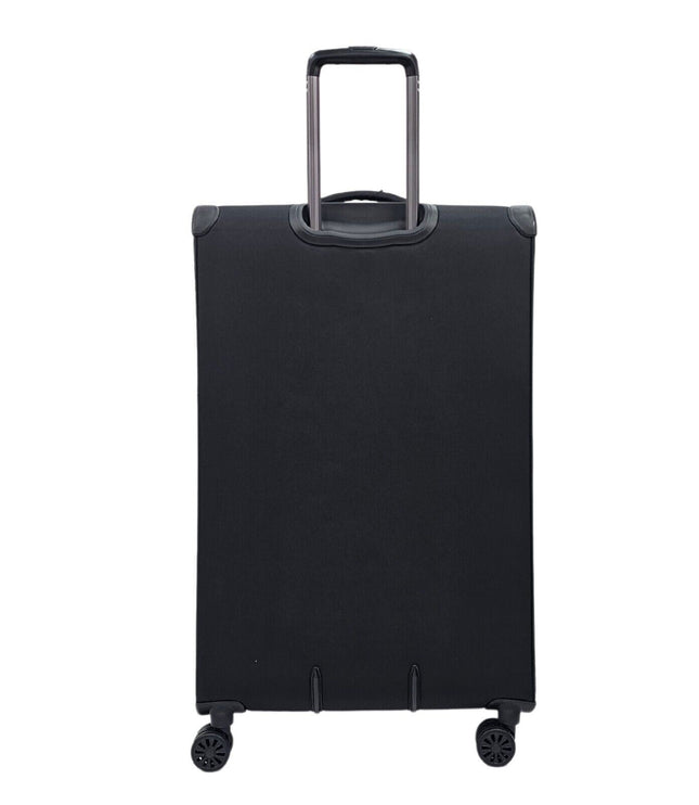 Bourne Large Soft Shell Suitcase in Black