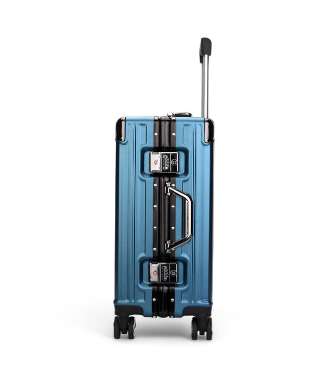 Airdrie Cabin Hard Shell Suitcase in Blue