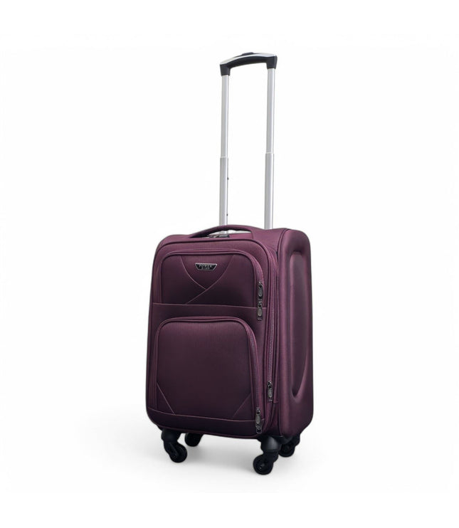 Nagoya Cabin Soft Shell Suitcase in Purple