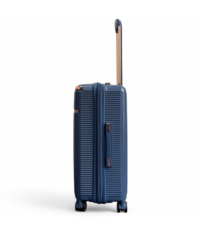 Cowra Medium Hard Shell Suitcase in Navy Blue