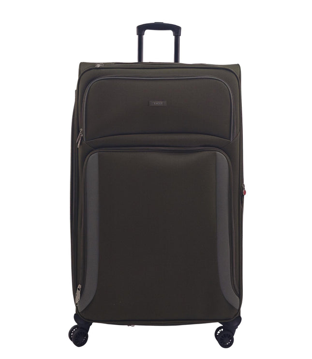 Arundel Extra Large Soft Shell Suitcase in Khaki