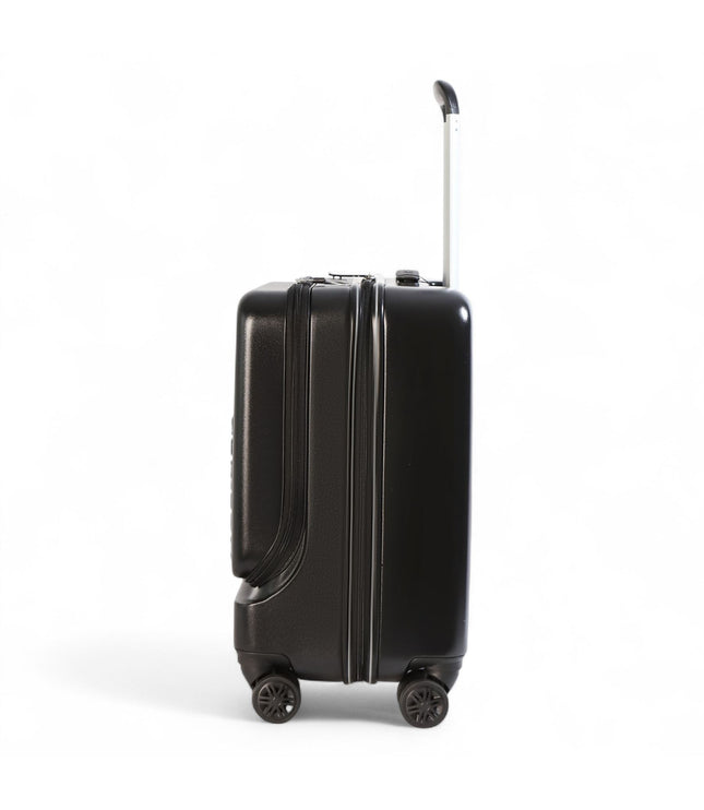 Durable EasyJet Ryanair 39 x 26 x 51.5 cm Black Front Open Cabin Luggage Travel Suitcase