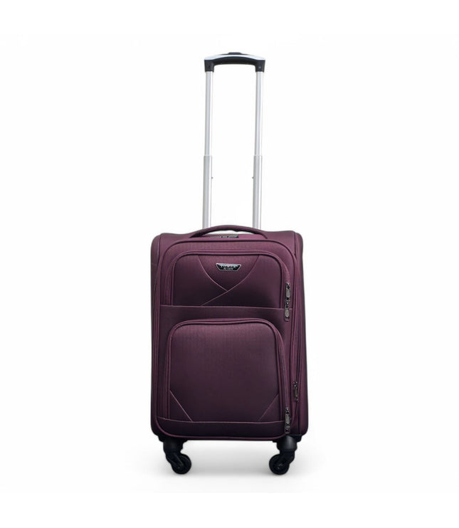 Nagoya Cabin Soft Shell Suitcase in Purple
