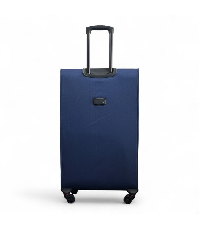 Gosford Large Soft Shell Suitcase in Navy Blue