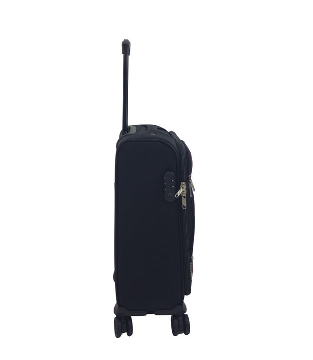 Arundel Cabin Soft Shell Suitcase in Black