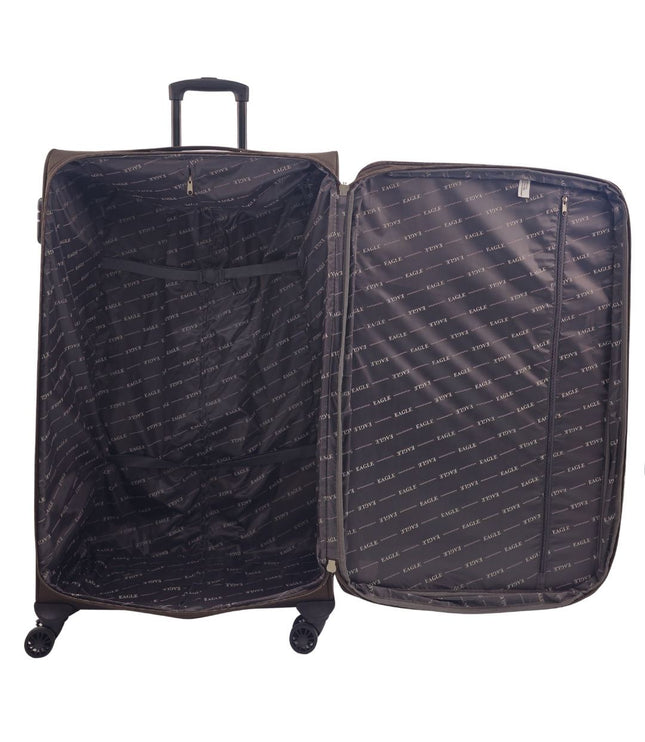 Arundel Extra Large Soft Shell Suitcase in Brown