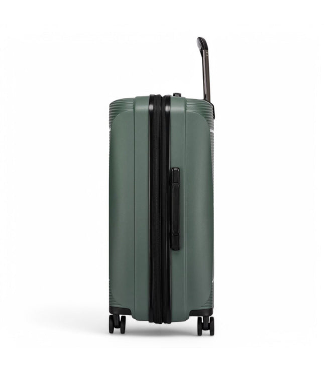 Abiko Large Hard Shell Suitcase in Olive