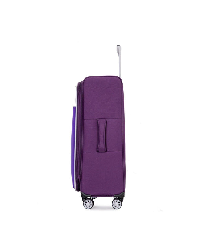 Beverley Large Soft Shell Suitcase in Purple