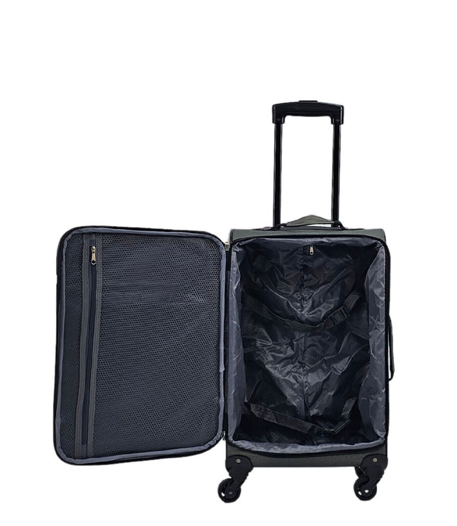 Corsham Cabin Soft Shell Suitcase in Grey