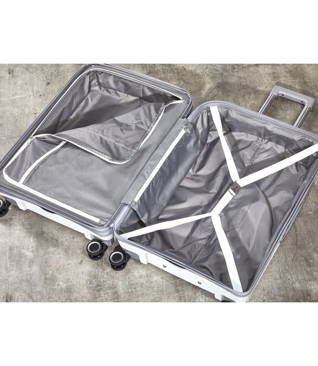 Alton Cabin Hard Shell Suitcase in White