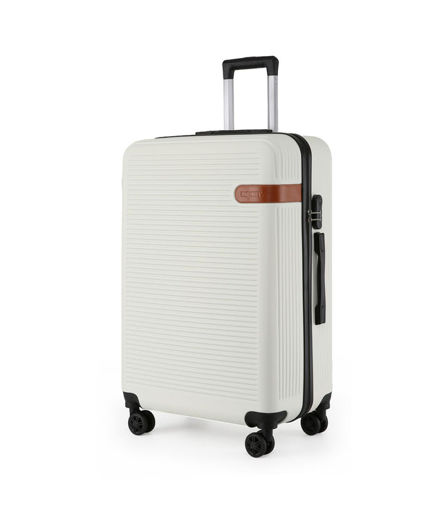 Calgary Large Hard Shell Suitcase in Cream
