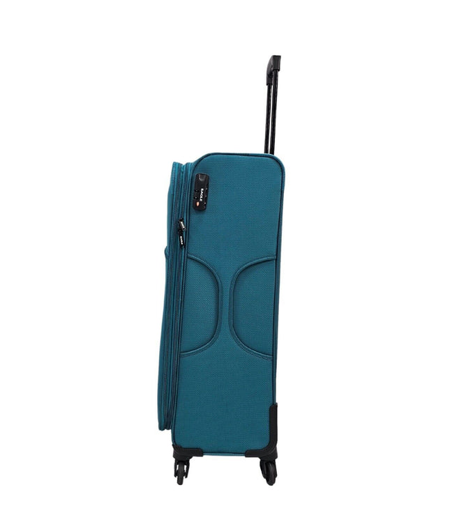 Ashford Large Soft Shell Suitcase in Teal
