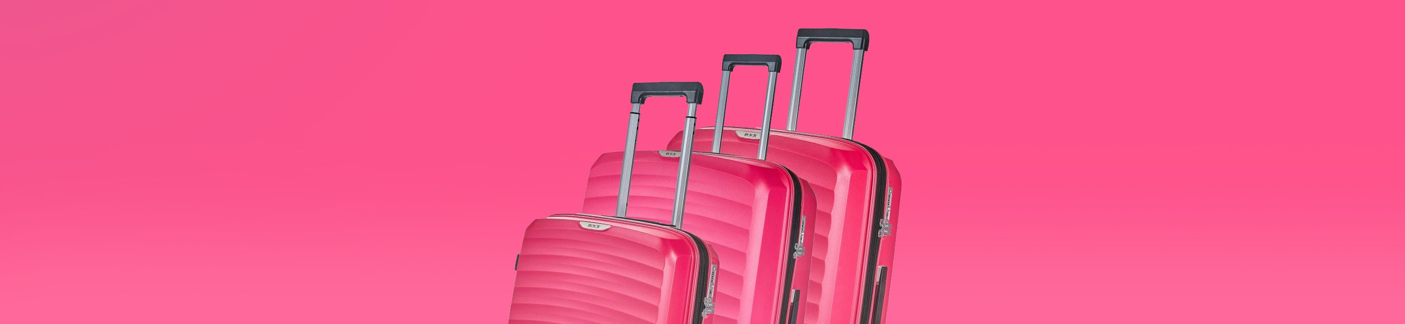 Pink brand suitcase online