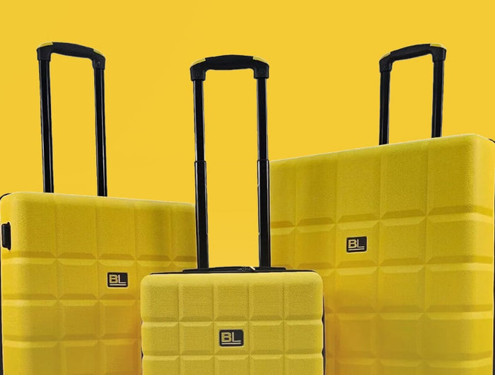 Yellow Luggage and Suitcase Sets