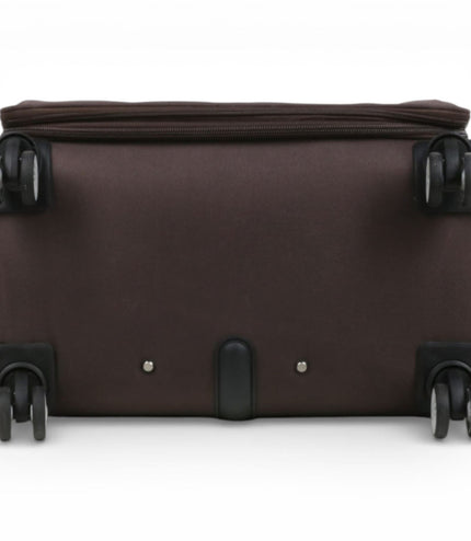 Carrollton Large Soft Shell Suitcase in Brown