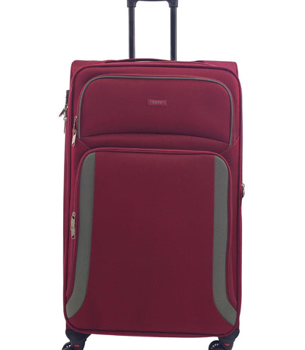 Arundel Large Soft Shell Suitcase in Burgundy