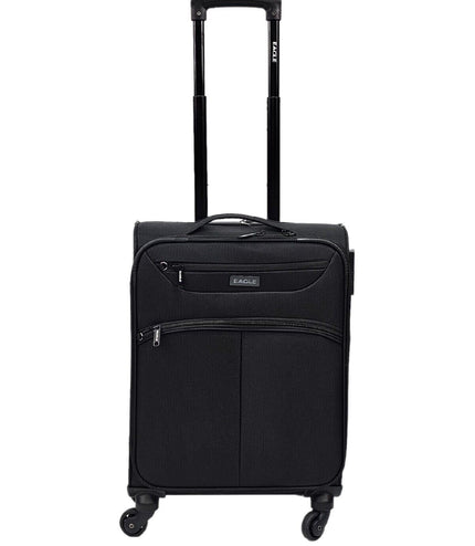 Ashford Cabin Soft Shell Suitcase in Black