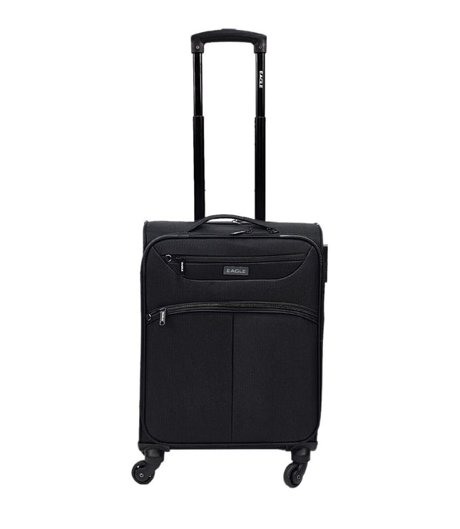 Ashford Cabin Soft Shell Suitcase in Black