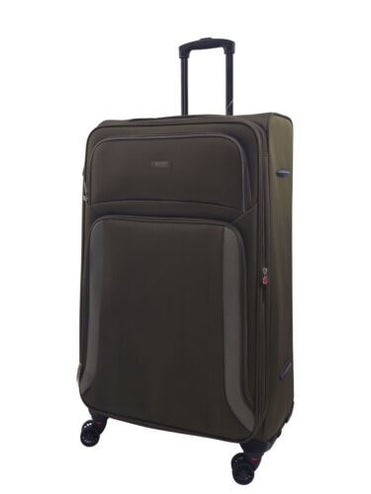 Arundel Large Soft Shell Suitcase in Khaki