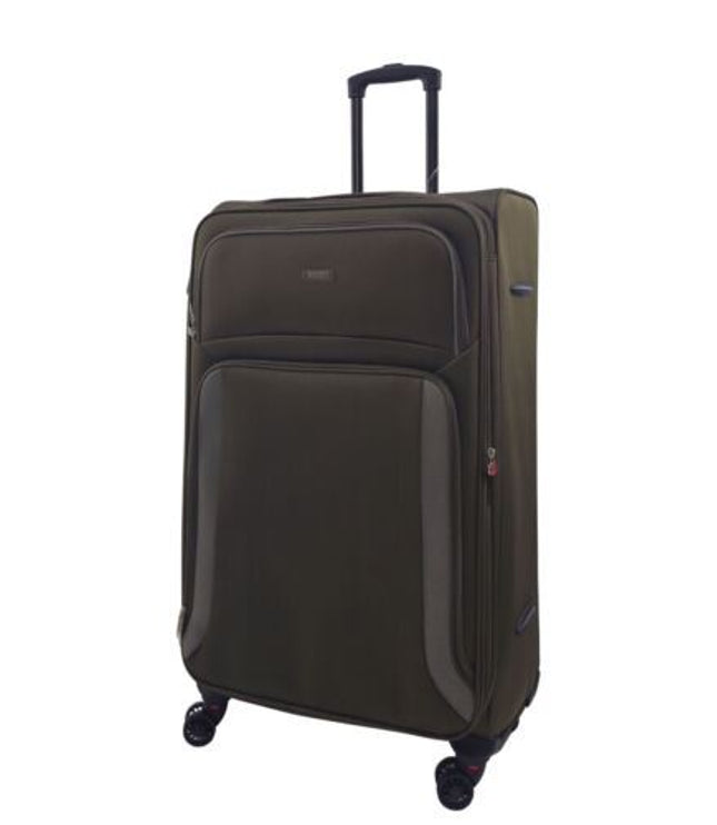 Arundel Large Soft Shell Suitcase in Khaki