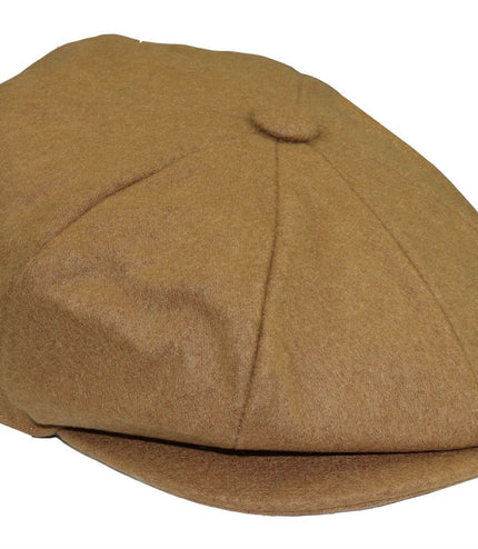 Mens Peaky Blinders Newsboy Wool 8 Panel Gatsby Flat Baker Hat