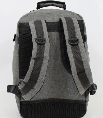 Rucksack Backpack 40x20 x25 cm Underseat Travel Cabin Bag for Easy Jet, Ryanair grey