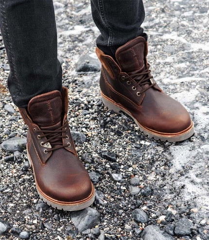 Panama Jack Men's Amur GTX C10 Chestnut Waterproof Leather Ankle Boots