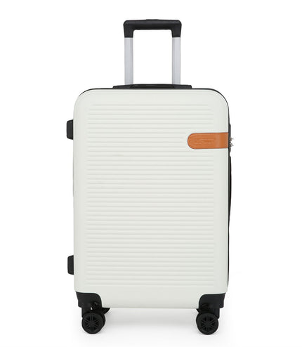 Calgary Medium Hard Shell Suitcase in Cream