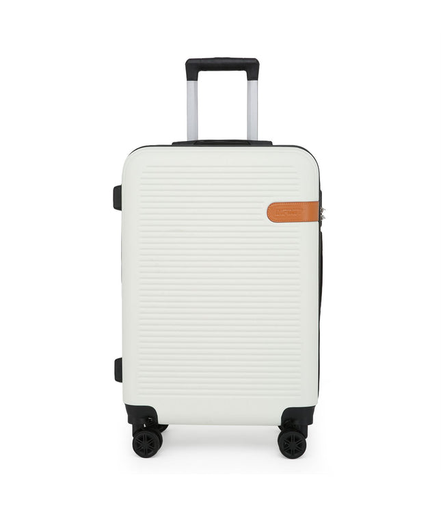 Calgary Medium Hard Shell Suitcase in Cream