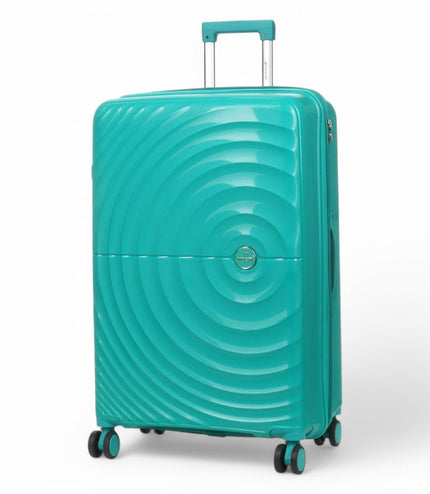Balranald Large Hard Shell Suitcase in Aqua Blue